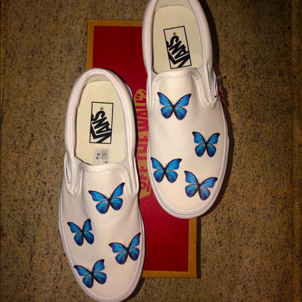 CUSTOM vans butterflies 🦋